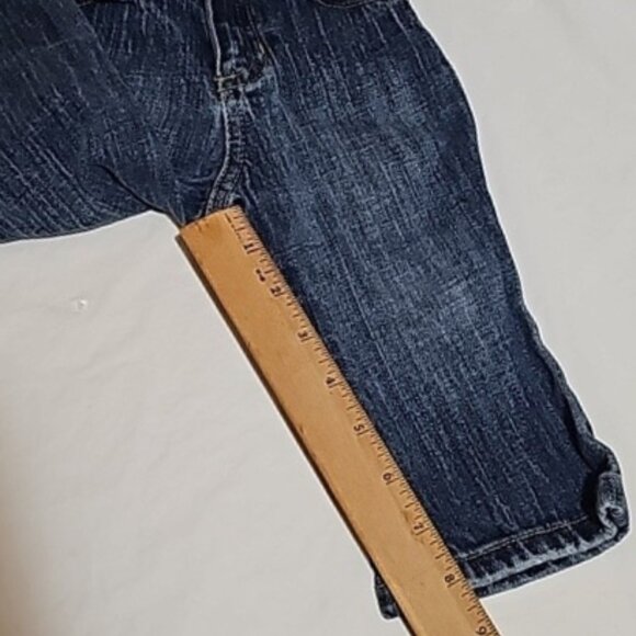 OND Old Navy Denim Flare Jeans Girls Size 12-18 Months Used - Picture 10 of 12